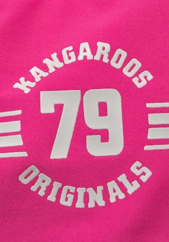 KangaROOS T-Shirt Bikini 'Sporty' in Pink