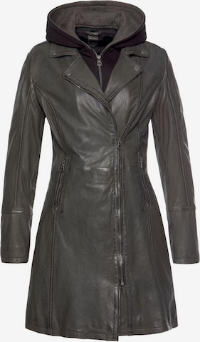 Gipsy Between-Seasons Coat in Black: front