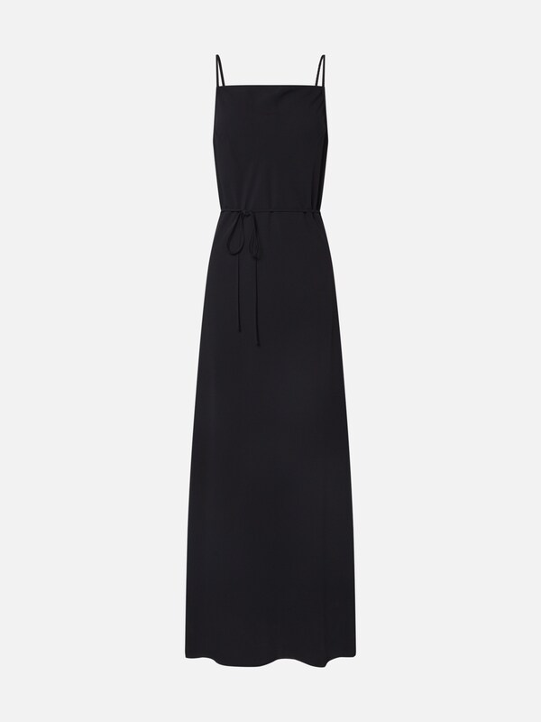 μαύρο slip φόρεμα