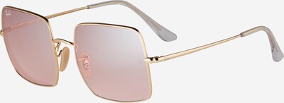 Ray-Ban Sonnenbrille 'Square' in gold / altrosa, Produktansicht