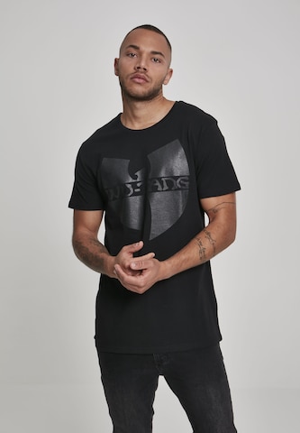 T-Shirt 'Wu-Wear' Mister Tee en noir : devant