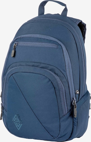 NitroBags Backpack 'Stash' in Blue: front