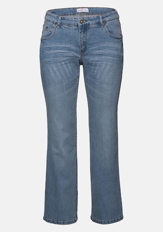 SHEEGO Jeans in Blauw: voorkant