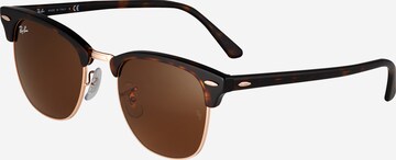 Ray-Ban Solbriller 'Clubmaster' i brun: forside