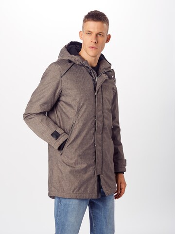 JACK & JONES Prechodná parka - Sivá