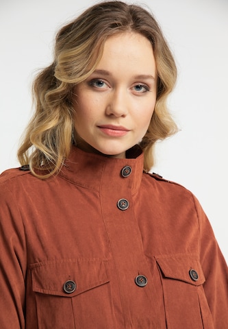 DREIMASTER Between-Season Jacket in Orange: front