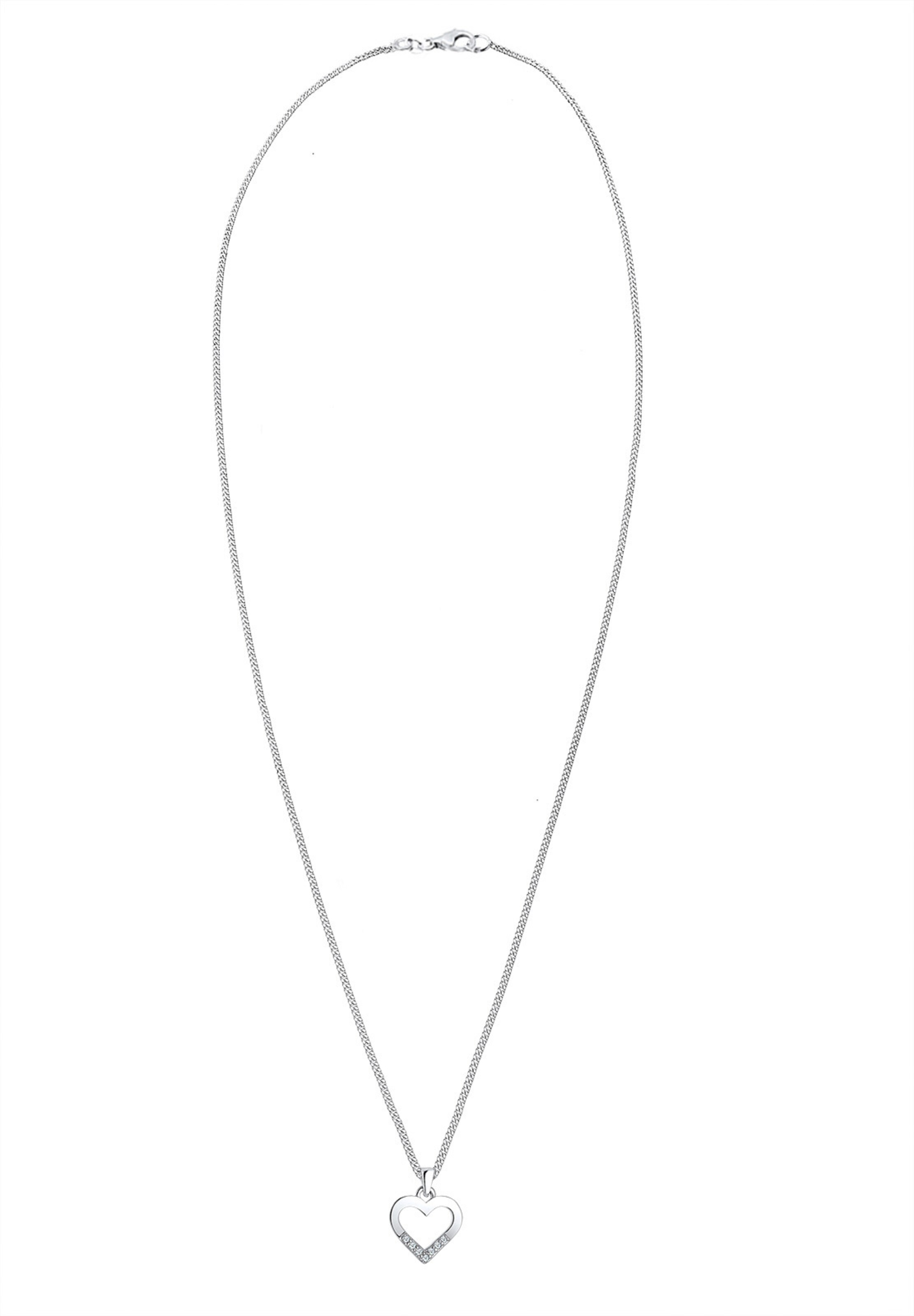 Chaîne 'Herz' Elli DIAMONDS en argent : devant