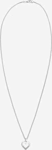 Elli DIAMONDS Necklace 'Herz' in Silver: front