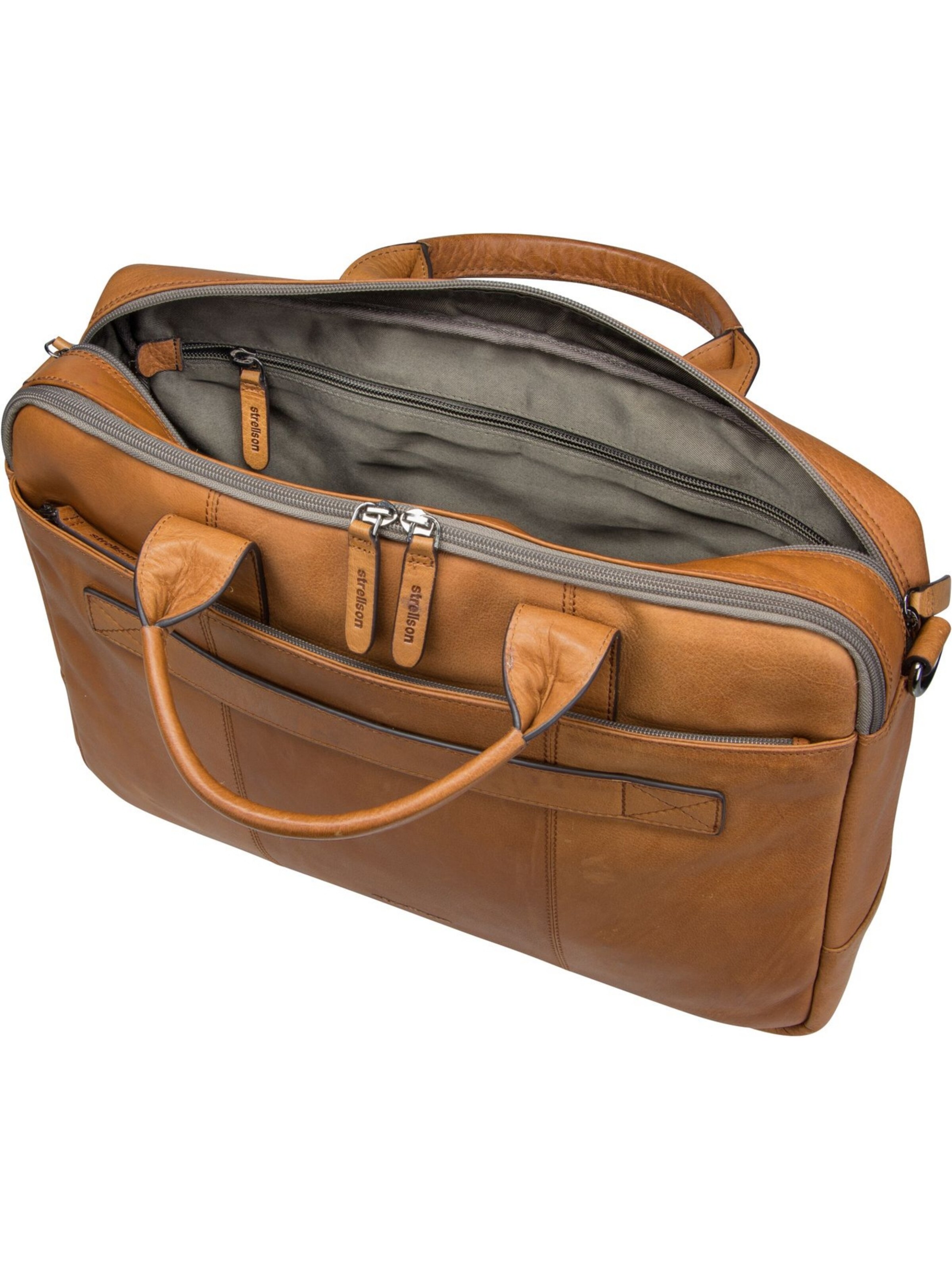 STRELLSON - Pasta 'Hyde Park' em castanho