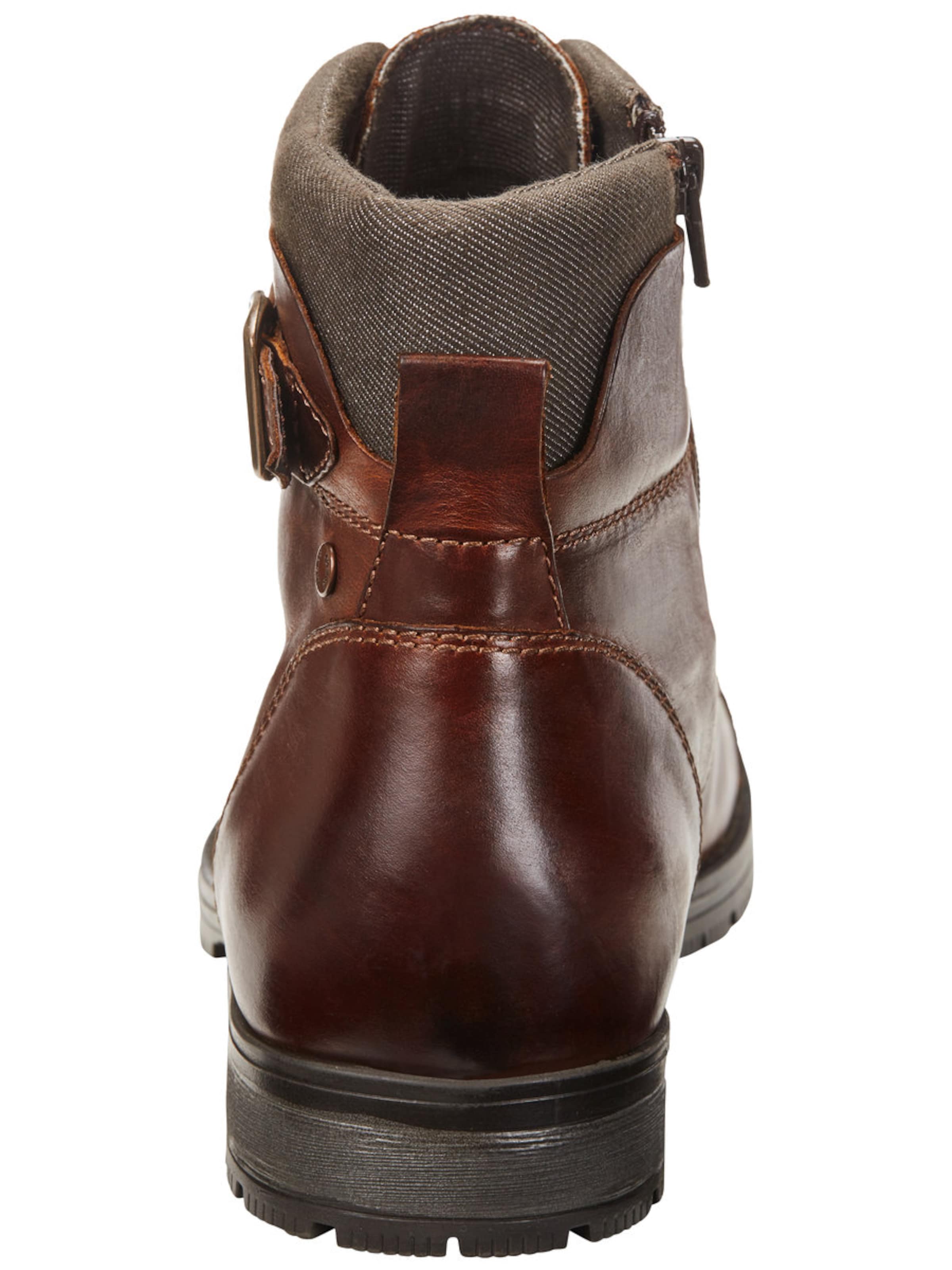 JACK & JONES Snørestøvler 'Albany' i brun