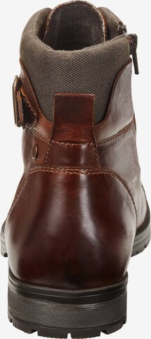 JACK & JONES Schnürboots 'Albany' in Braun