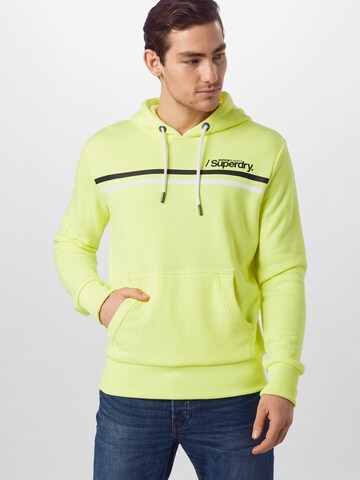 Superdry Regular fit Majica | rumena barva: sprednja stran