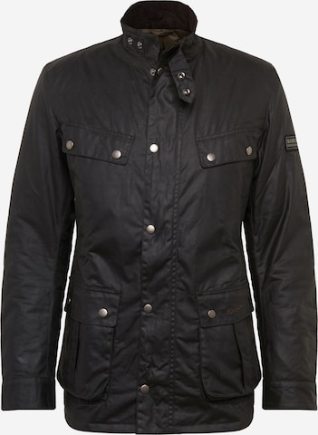 Barbour International Regular Fit Jacke 'Duke' in Grün: predná strana