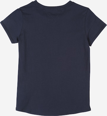 TOMMY HILFIGER Normalny krój Koszulka 'ESSENTIAL' w kolorze niebieski