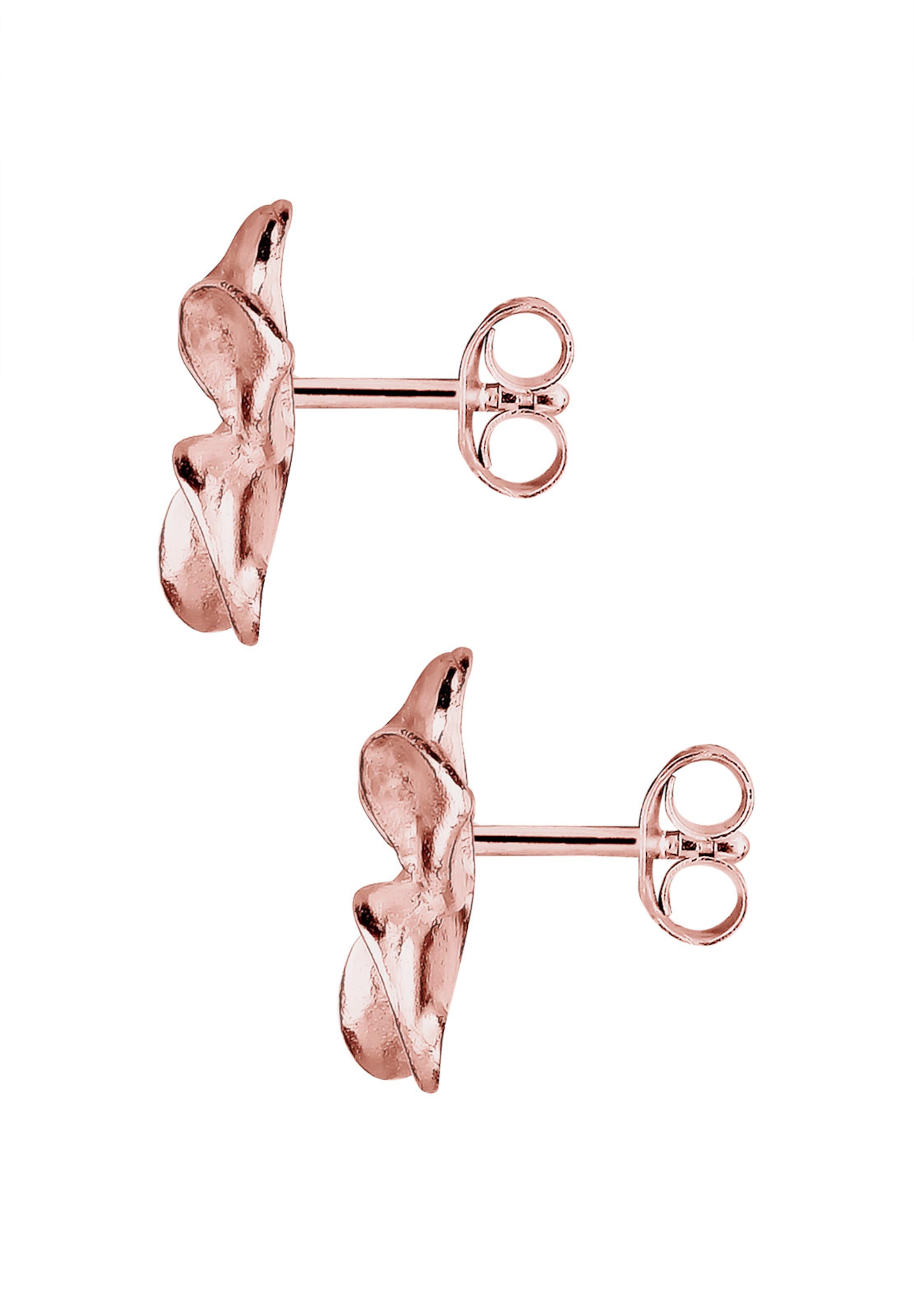 ELLI Kõrvarõngas 'Frangipani Blüte', värv Kuld