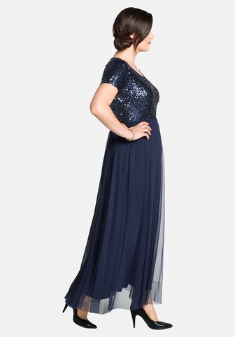 SHEEGO - Vestido de noche en azul