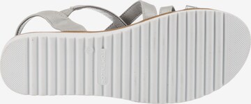 TOM TAILOR Sandalen met riem in Zilver