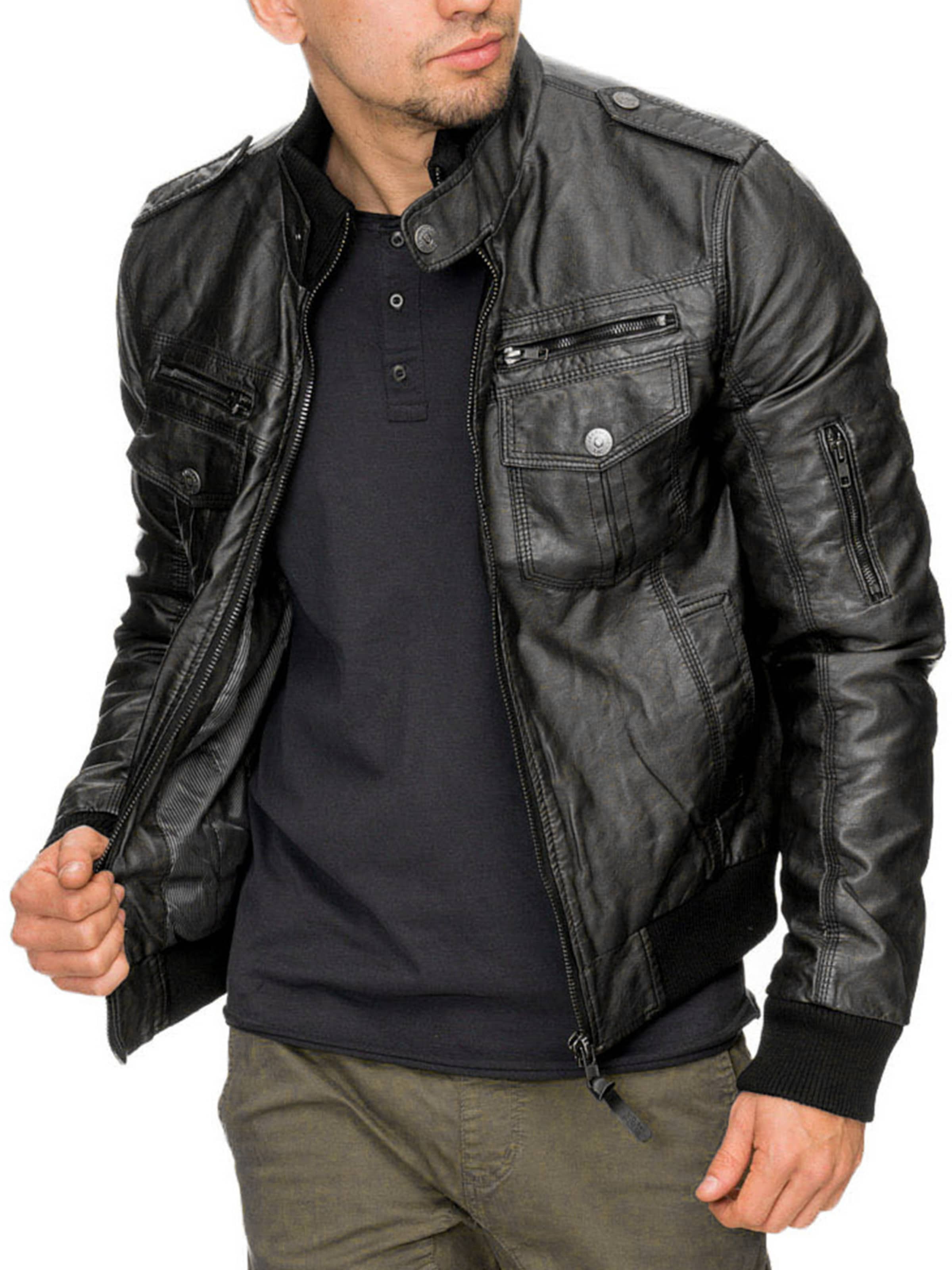 INDICODE JEANS Tussenjas 'Inco' in Zwart