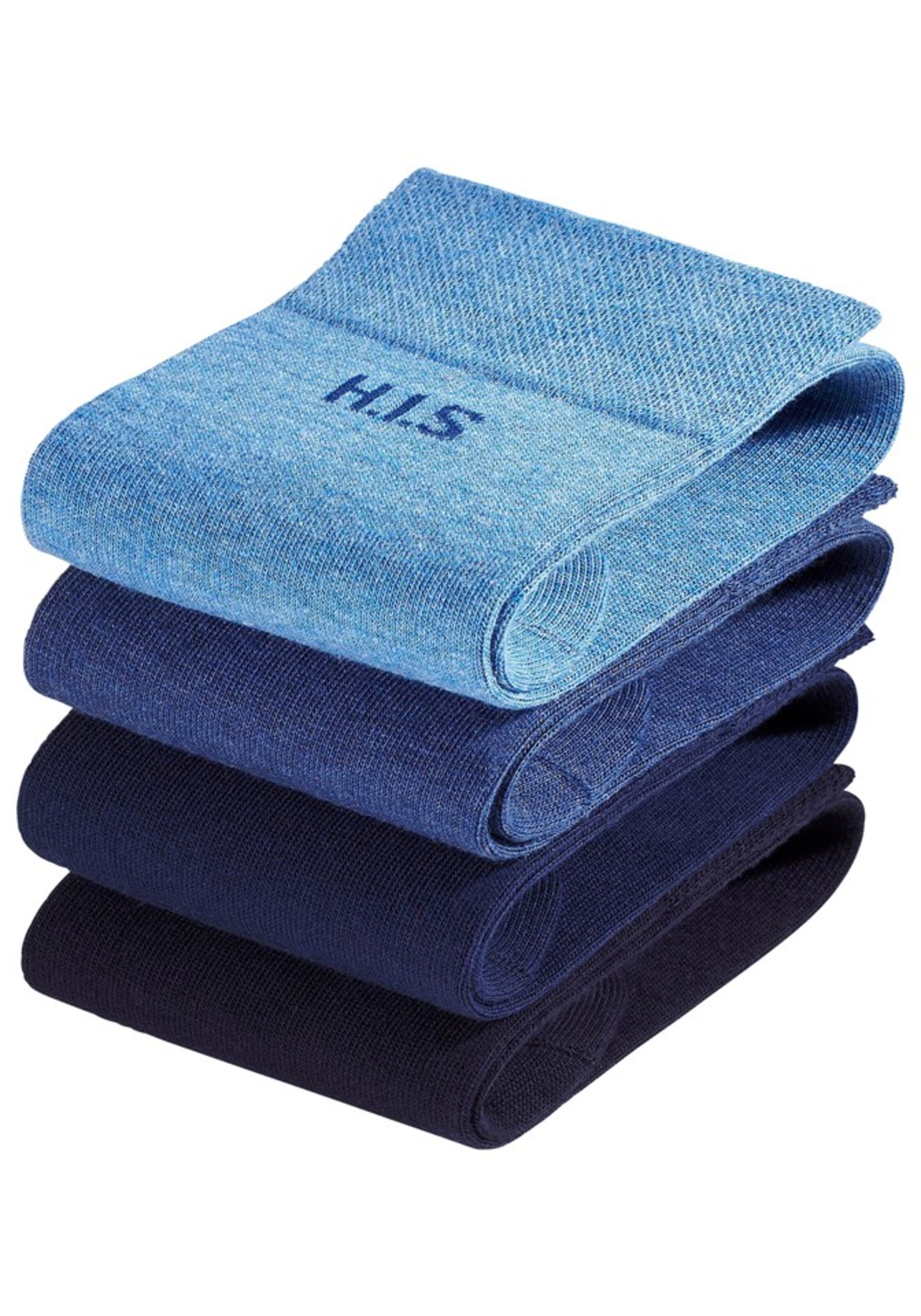 Calzino di H.I.S in blu: frontale
