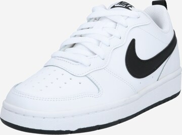 Sneaker 'Court Borough 2' di Nike Sportswear in bianco: frontale