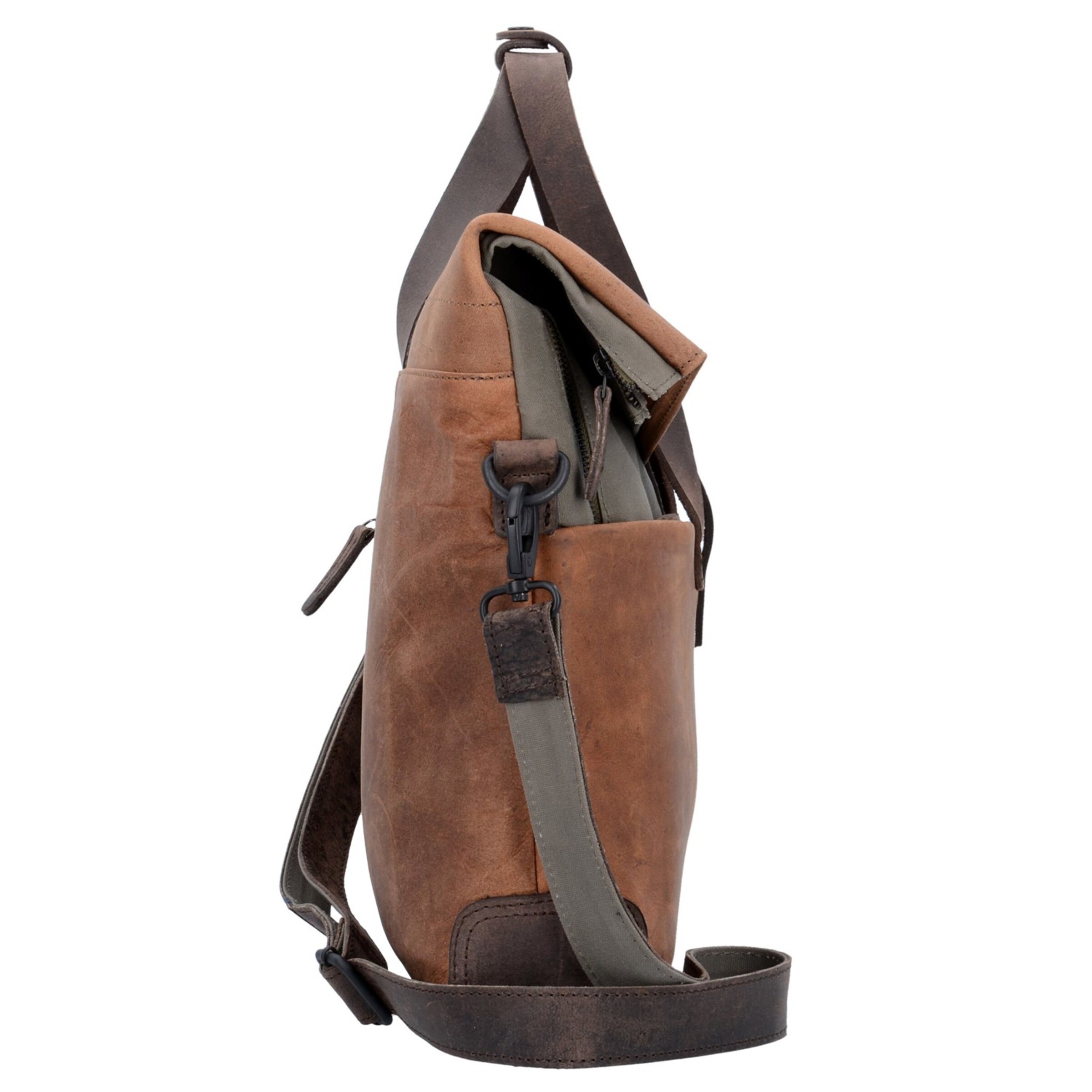 Harold's Aktentasche 'Twister' in Braun