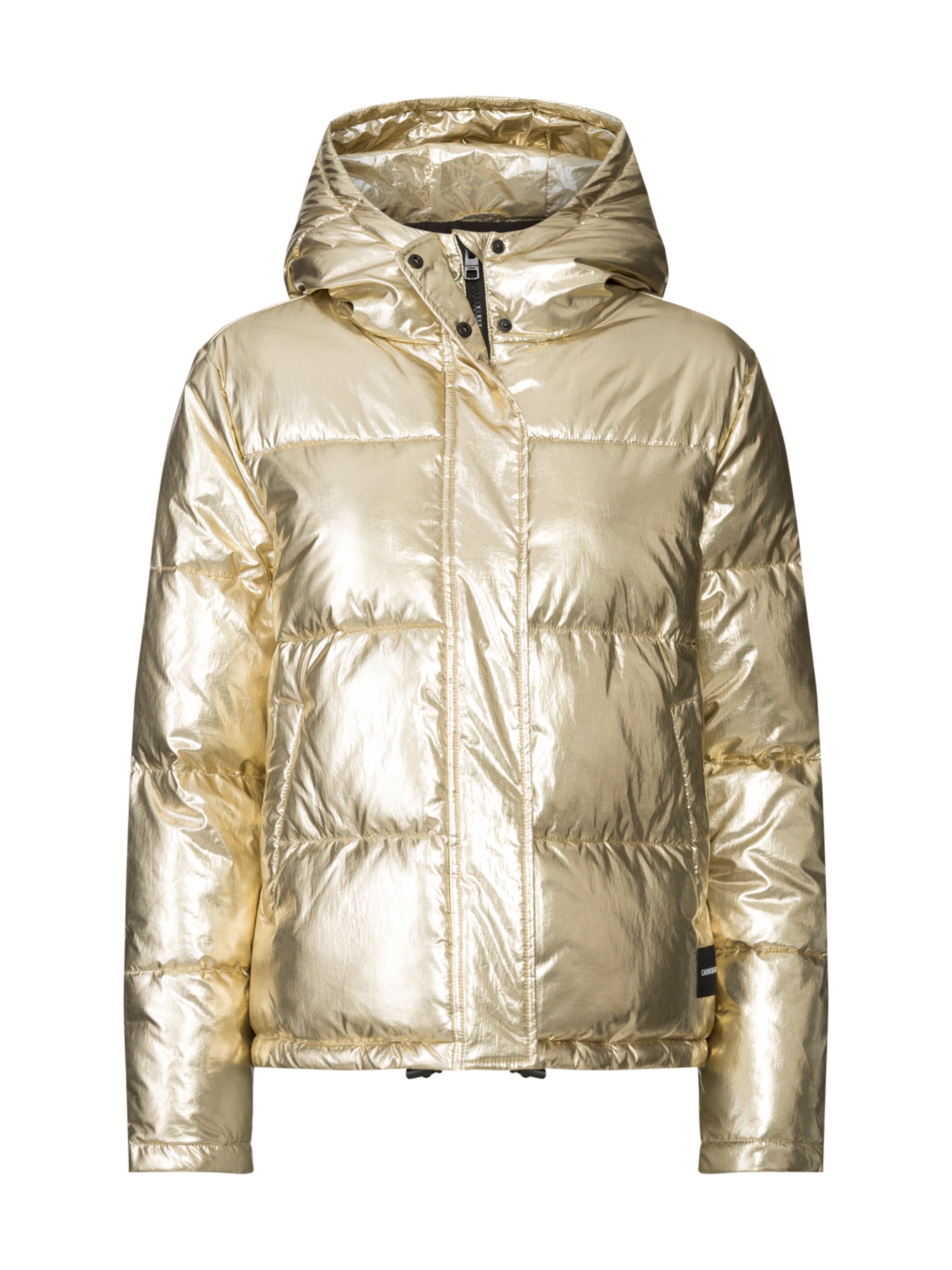 arany Calvin Klein Jeans Téli dzseki 'GOLD PUFFER': Elölnézet