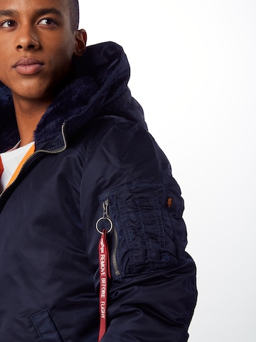 ALPHA INDUSTRIES Prechodná bunda - Modrá