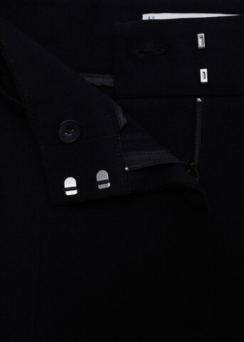 MANGO Slimfit Spodnie w kant 'Xipy 7' w kolorze czarny