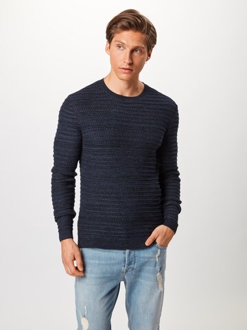 OLYMP Pullover in Blau