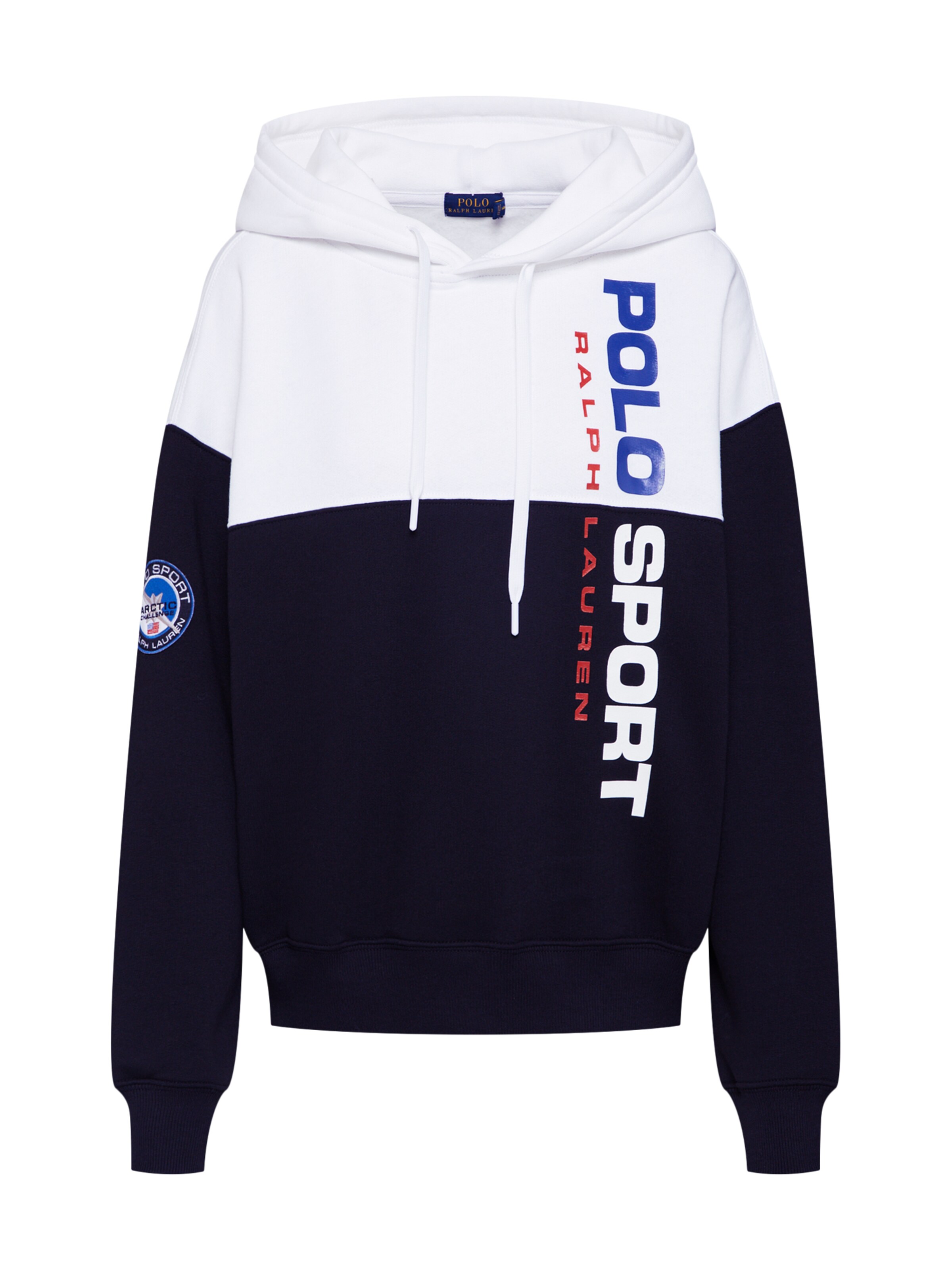 POLO RALPH LAUREN - Sweatshirt 'POLO SPT HD-LONG SLEEVE-KNIT' in de kleur Zwart