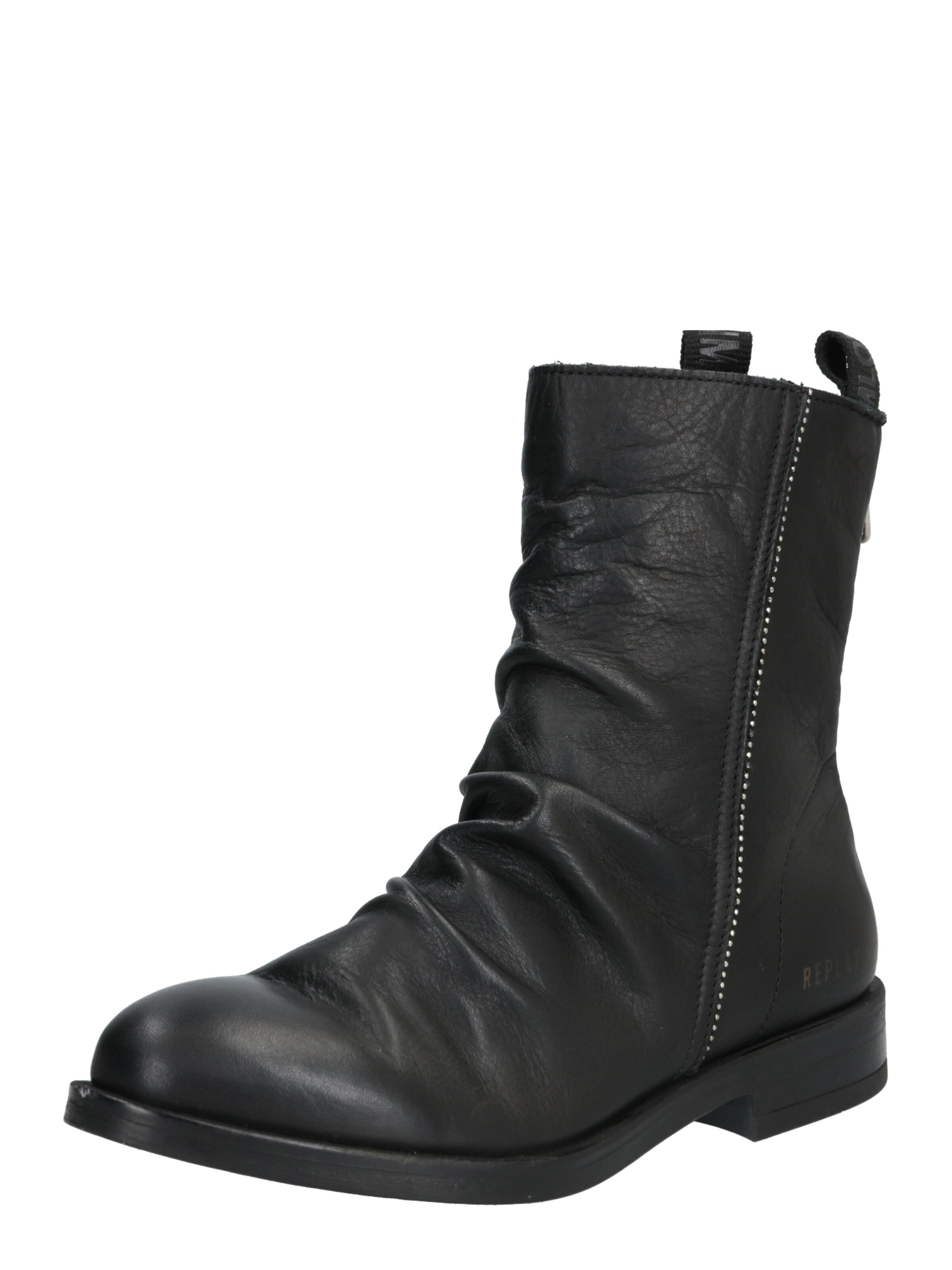 REPLAY - Enkellaarsjes 'Silves' in de kleur Zwart