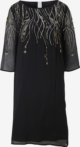 Robe de cocktail heine en noir : devant