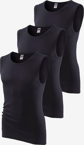 Maillot de corps H.I.S en noir : devant