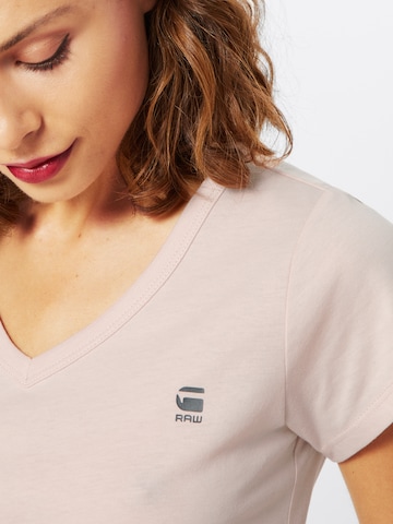 T-shirt 'Eyben V' G-Star RAW en rose