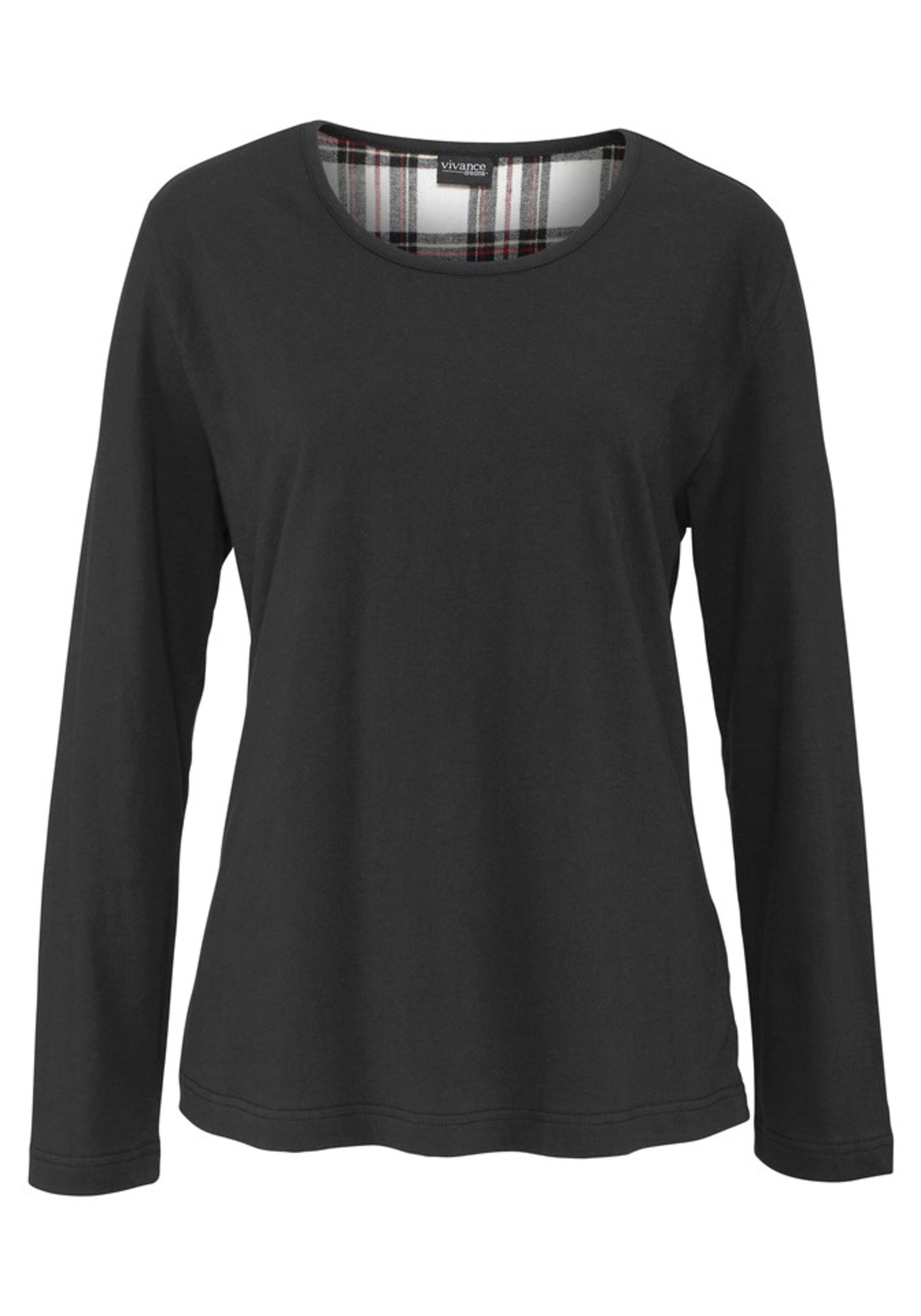 VIVANCE - Flanellhose in rot