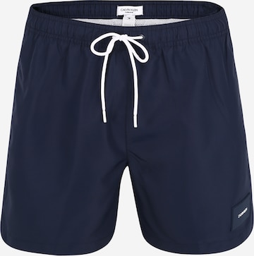 Calvin Klein Swimwear Regular Zwemshorts in Blauw: voorkant