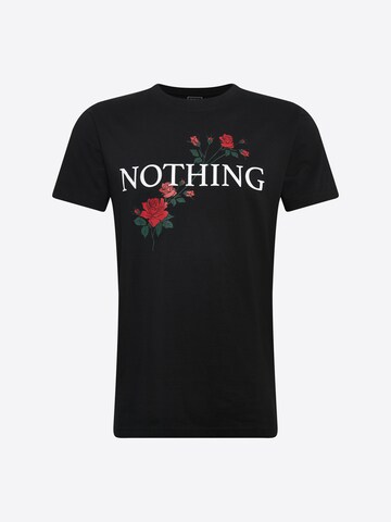 Mister Tee Tričko 'Nothing Rose' – černá: přední strana