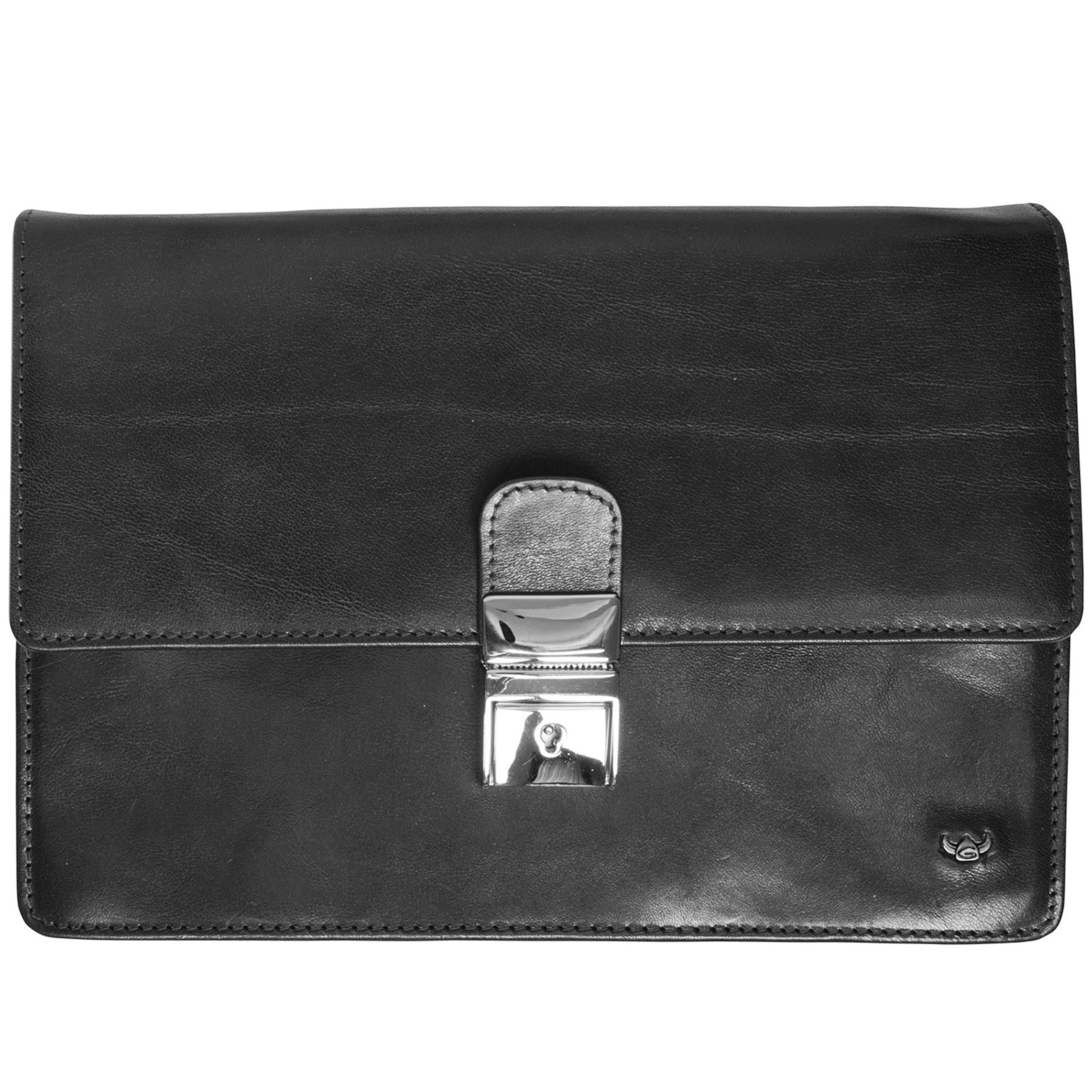 Porte-documents 'Colorado' GOLDEN HEAD en noir : devant