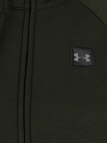 Bluză cu fermoar sport 'Rival FZ' de la UNDER ARMOUR pe verde