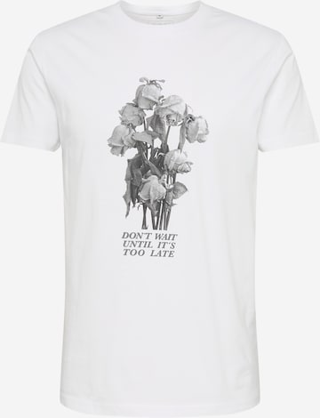 Mister Tee Regular fit Shirt 'Don't Wait' in White: front