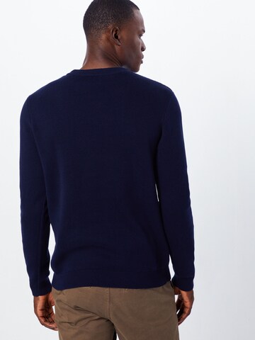 JACK & JONES Pullover 'STANLEY' in Blau: Rückseite