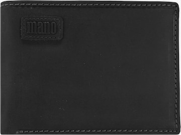 mano Wallet 'Nota' in Black: front