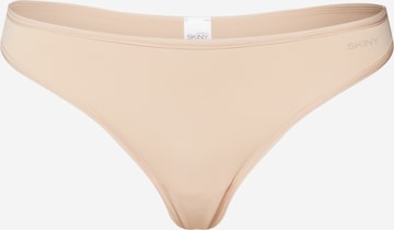 Skiny String in Beige: voorkant