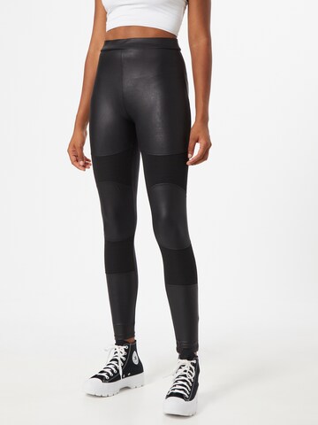 ONLY Skinny Leggings 'ONLMAZE' in Zwart: voorkant