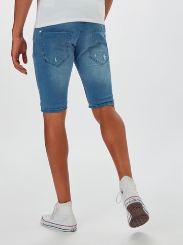 INDICODE JEANS Regular Jeansshorts 'Commercial' in Blau