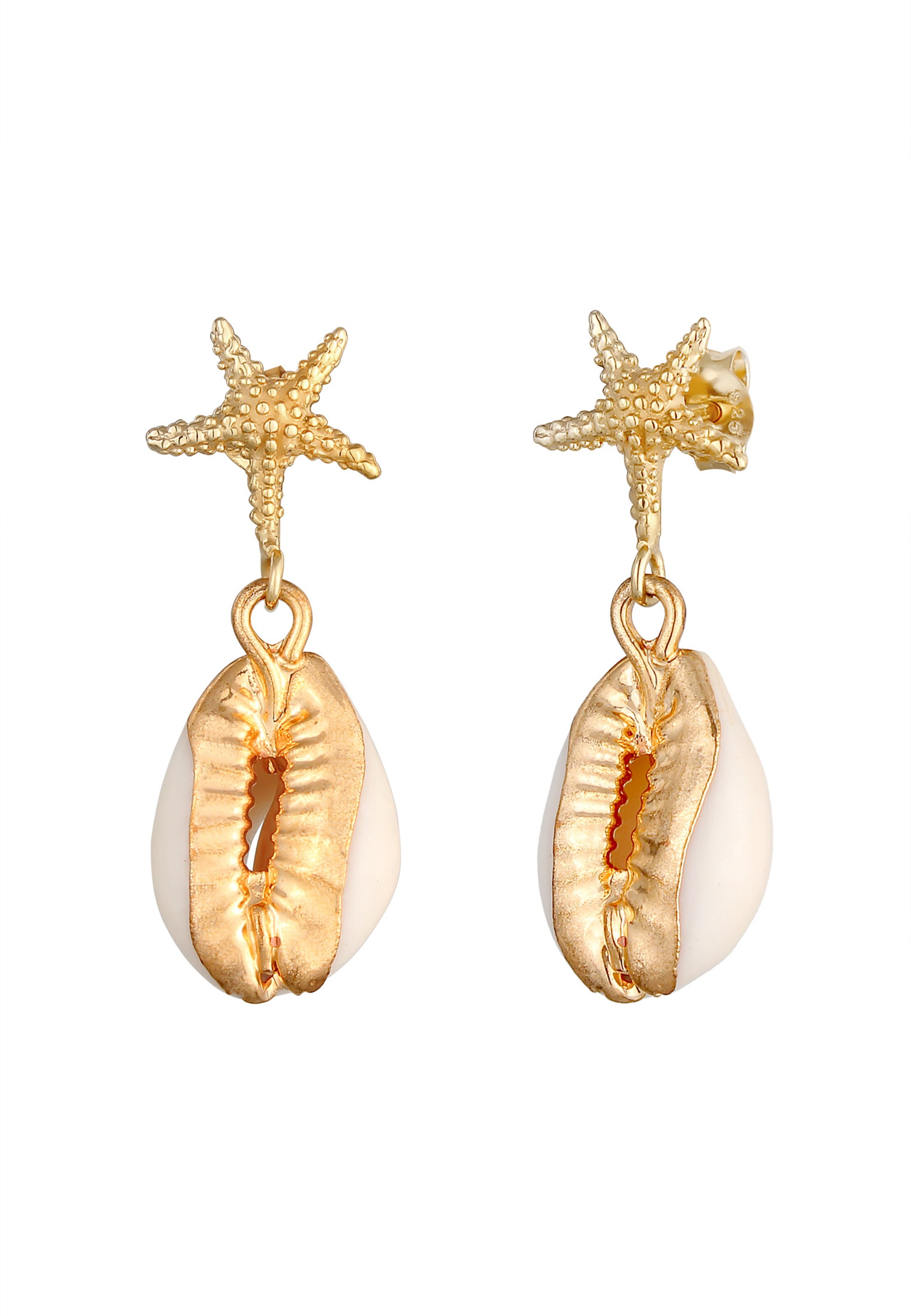 Boucles d'oreilles ELLI en or : devant