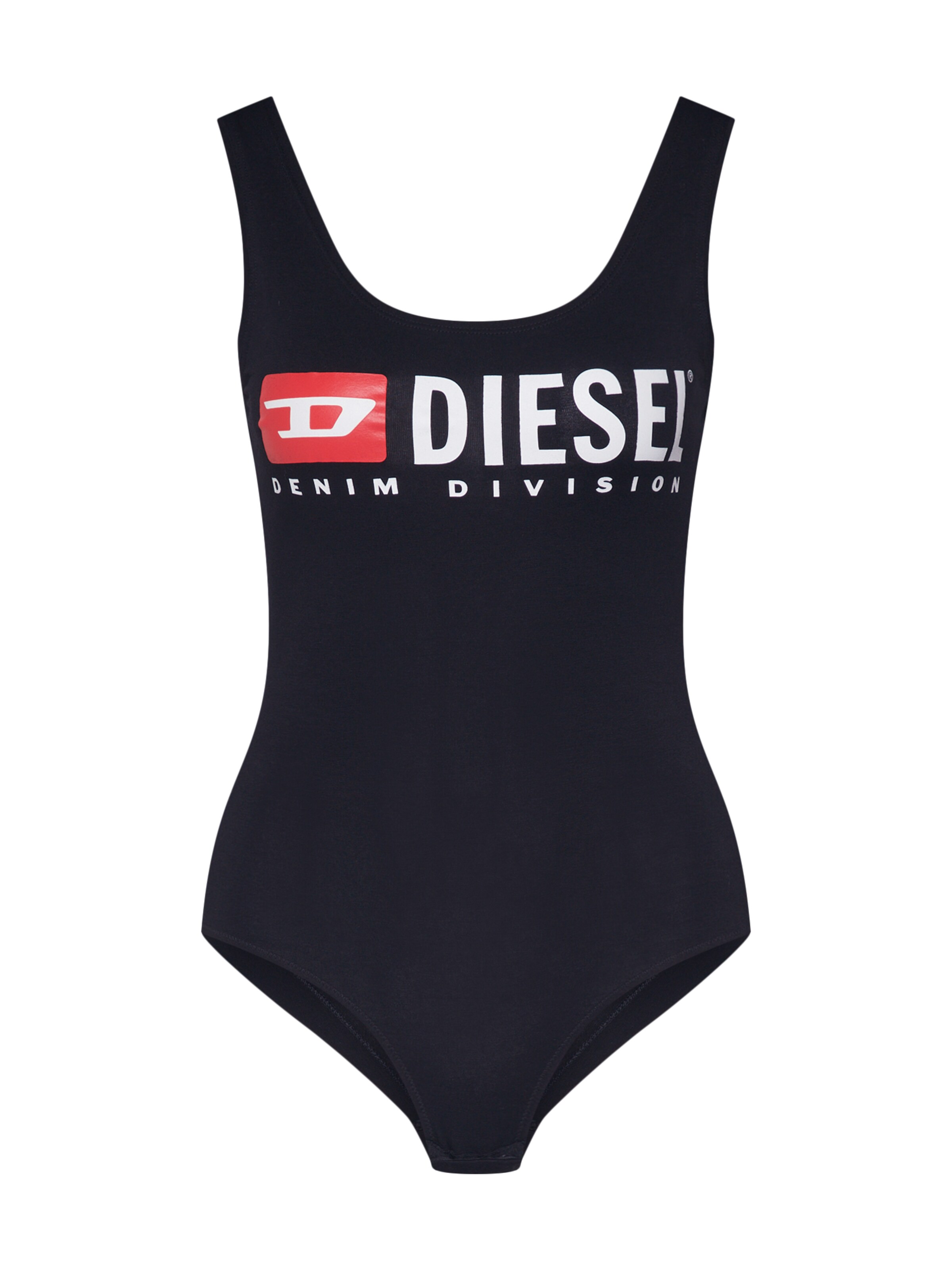 DIESEL - Top 'UFTK-BODY SINGLET' in de kleur Zwart