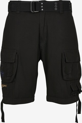 Brandit - regular Pantalón 'Savage Vintage' en negro: frente