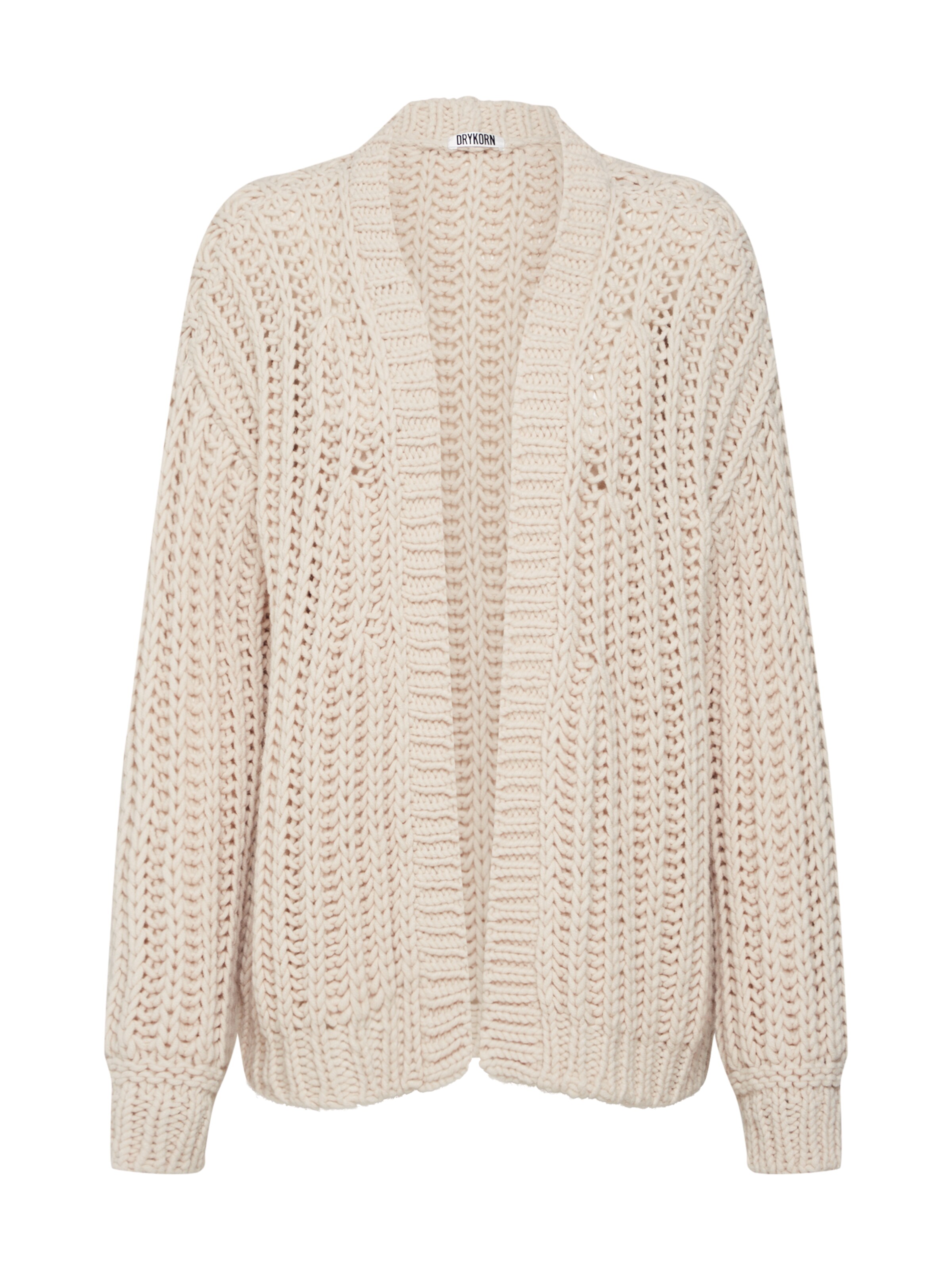 DRYKORN - Gebreid vest 'TETTA' in de kleur Crème