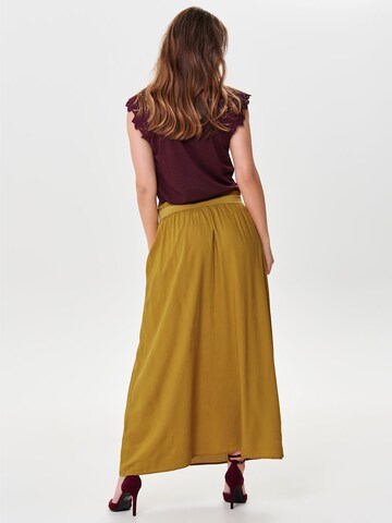 Jupe 'ONLVenedig' ONLY en jaune